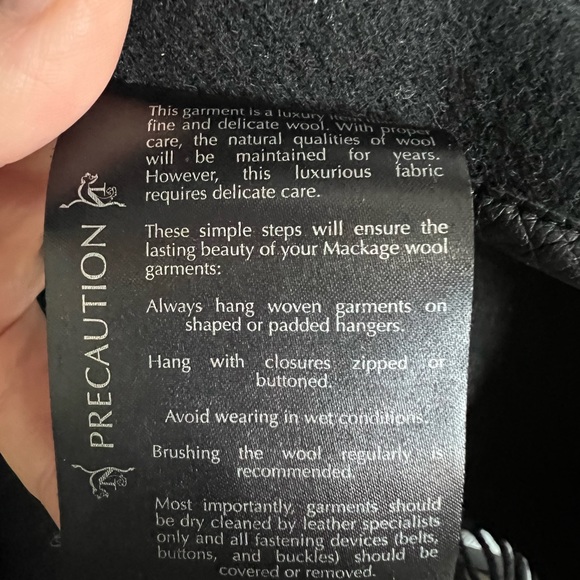 Mackage Wool Shawl - Picture 6 of 7